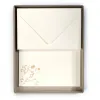 10 mini letter sheets Cherry Blossom, BlancBlanc, with envelopes