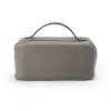 Leather cosmetic bag Adri, zinc - 2