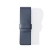 Pen Case for 2 Pens, Kollektion 1977, leather, blue