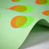 Wrapping paper Eclipse green/orange/mint 50 x 70 cm, 3 sheets - 3