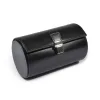 Watch Roll Case for 2 Watches, nappa leather, black - 2