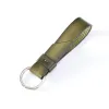 Key Chain Porto Cervo, leather, olive green