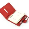 Daily Planner Adri, leather, dark red - 2