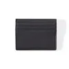 Card Wallet, 6 cc, Kollektion  1977, leather, flat, black