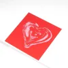 Greeting card Double Heart pink/rose - 3