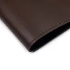 Book cover for DIN A5 books, leather Dolce, dark brown - 4
