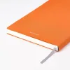 Notebook A5, linen, Orange, ruled - 4