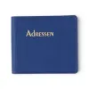 Adressbuch Ausgabe No. 21 Kunstleder TeBeskin saphir-blau