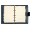 Pocket Organiser Adri, leather, navy blue - 2