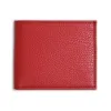 Wallet with Coin Pocket Adri,  leather, dark red