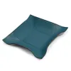 Valet tray square, nappa leather, 15 x 15 cm, petrol - 2