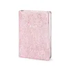 Pocket Daily Planner 2027 - One Day Per Page - Leather - Silver Red - 9.5 x 13 cm