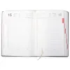 Ideal daily calendar 2026 Verona black, silver edging - 5