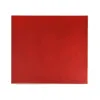 Mouse pad, leather, 28.0 x 25.0 cm, red