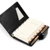Pocket Organiser, stingray leather, black - 3