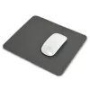 Mouse Mat, leather, 24.5 x 21  cm, dark grey - 3