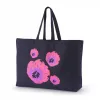 Canvas Tasche Mohnblume, blau