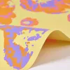 Wrapping paper Poppy orange/violet/beige, 3 sheets - 3