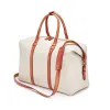 Travel Bag Porto Cervo, leather, orange - 2