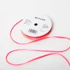 Satin ribbon, Width 3mm, Neon Pink