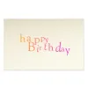 Greeting card happy Birthday Mrs. Eaves orange/pink