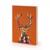Hirsch Notebook A4, plain, orange