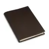 Book cover for DIN A5 books, leather, dark brown - 3