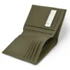 Slim Wallet, 8 cc, Saffiano leather, olive green - 3