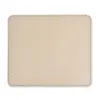 Mouse Mat, leather, 24.5 x 21  cm, taupe
