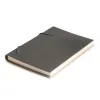 Sketchbook Quadernone, leather, large, dark grey - 5