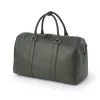Travel bag Adri, leather, loden