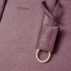 Business Shopper Tote Bag – Aubergine Leather - 3