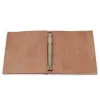 Ring Binder, A5, 4-ring mechanism, leather, dark brown - 4