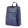 Adri Leather Backpack – Navy Blue