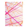 Wrapping paper network neon 50 x 70 cm, 3 sheets