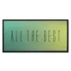 “All the Best” Greeting Card – Black