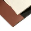 Book cover for DIN A5 books, smooth leather, brandy - 5