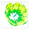 Neon Yellow Poppy Greeting Card