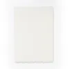 Greeting card cross blind embossing on laid paper