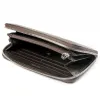 Wallet with Zip, stingray leather, large, brown - 2