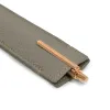 Pen case for 1 writing instrument Adri, leather, zinc - 2