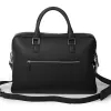 Briefcase Adri, leather, black - 4