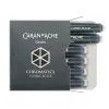 Caran d'Ache Chrom. Ink Cartridges, 6x, cosmic black