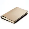 Book cover for DIN A5 books, leather, latte - 3