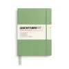 Notebook Master Classic (A4+), Hardcover, 235 numbered pages, Sage, squared