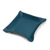 Valet tray square, nappa leather, 20 x 20 cm, petrol - 3