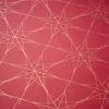 Wrapping paper starlines red 50 x 70 cm, 3 sheets - 3