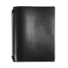 Ring Binder, A5, 4-ring mechanism, leather, black