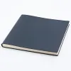 Guest Book, 110 pages, leather, 21x21 cm, dark blue