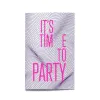 Greeting Card "It's time to party" Dots